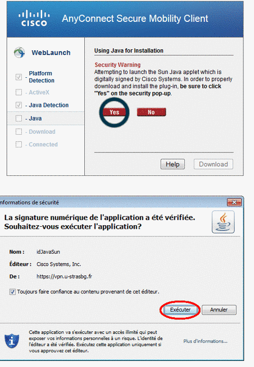 Installation Et Configuration Du Client Cisco Anyconnect Pour Windows Services Numeriques De L Universite De Strasbourg